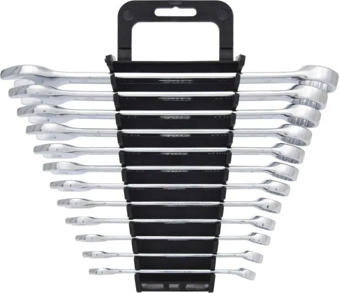 KS Tools CLASSIC Ringmaulschlüssel Satz abgewinkelt 12-teilig 8-19 mm