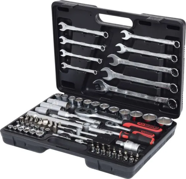 KS Tools 1/4 Zoll und 1/2 Zoll Steckschlüssel Satz 82 Teile