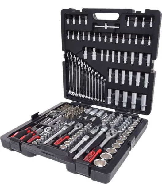 KS Tools 1/4" + 3/8" + 1/2" Steckschlüssel-Satz, 216-tlg.