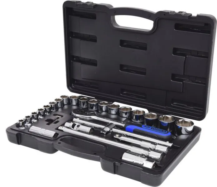 KS Tools 1/2 Zoll CHROMEplus Steckschlüssel Satz 28-teilig