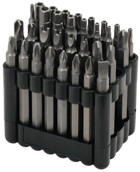 KS Tools 1/4 Zoll CLASSIC Bit Satz 75mm 32 teilig mit Sicherheitsbits