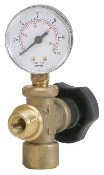 KS Tools Zusatzmanometer 12 bar zu Druck Prüfpumpe