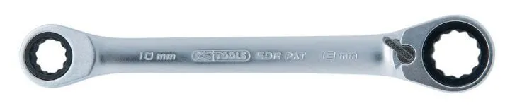 KS Tools GEARplus Doppel Ratschenringschlüssel umschaltbar 10 x 13mm