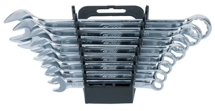 KS Tools CLASSIC Ringmaulschlüssel Satz abgewinkelt 8-teilig 8-19 mm