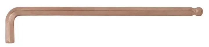 KS Tools BERYLLIUMplus Innensechskant Winkelstiftschlüssel lang 3 mm mit Kugelkopf