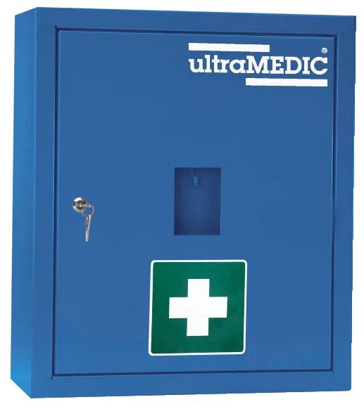 Anbau-Verbandschrank ultraTOP-LOCKER "023", ohne Inhalt, blau