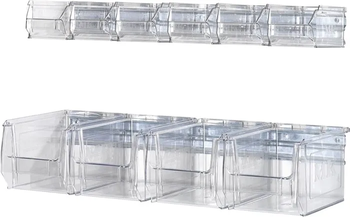 Wandsch.H130xB602xT200mm STA verz.m.Sichtlagerk.4xMK4 transp.PROMAT