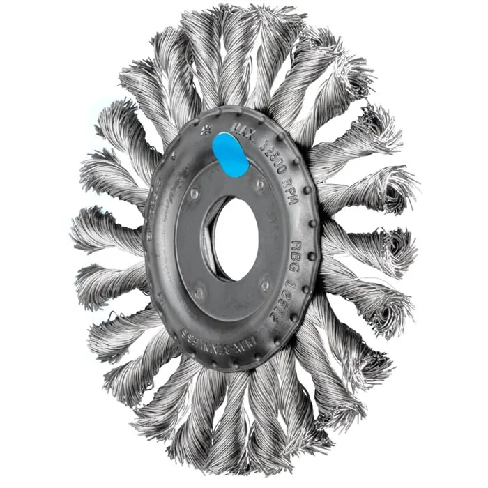 Rundbürste RBG 12512/22,2 CT INOX 0,35 D.125mm Drahtstärke 0,35mm VA 12mm