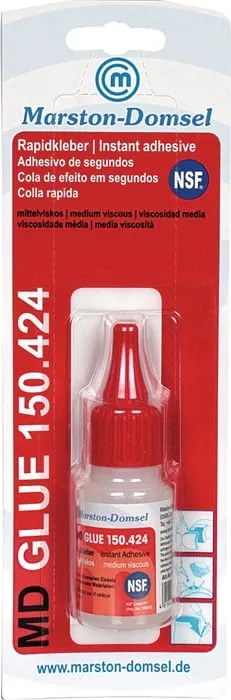 Rapidkleber MD GLUE 150.424 20g NSF P1 farblos Flasche MARSTON VE: 10St.