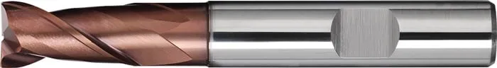 Bohrnutenfräser DIN 6527L TypN D.12mm Einsatz-L.35mm VHM TiAlN HB Z.2 PROMAT