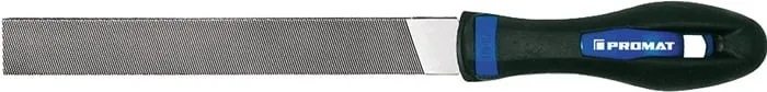 Werkstattfeile DIN 7261 L.200mm Q.20x5mm Hieb 2 Flachstumpf 2K-Ergo PROMAT