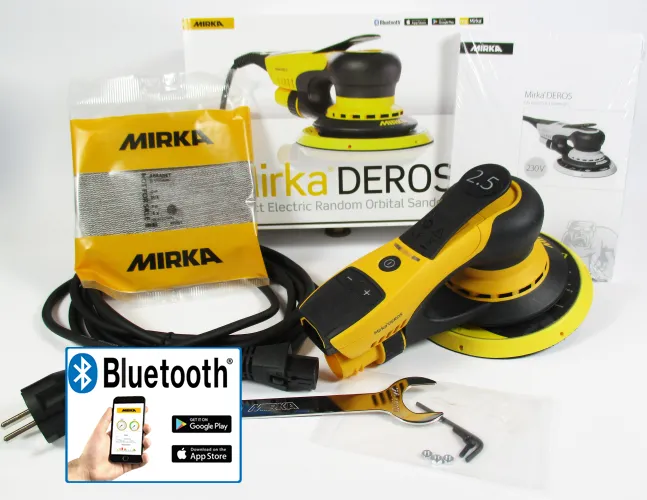 MIRKA DEROS 625CV Elektro Exzenterschleifer 150mm 2,5mm Hub MID6252022