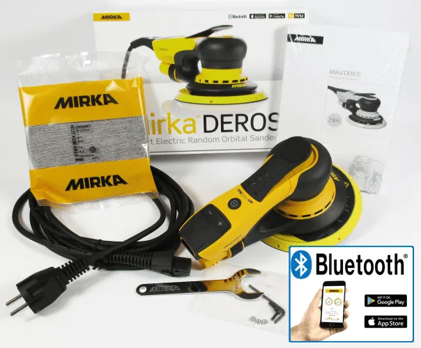 MIRKA DEROS Elektro Exzenterschleifer 150mm 5mm Hub 650CV MID6502022