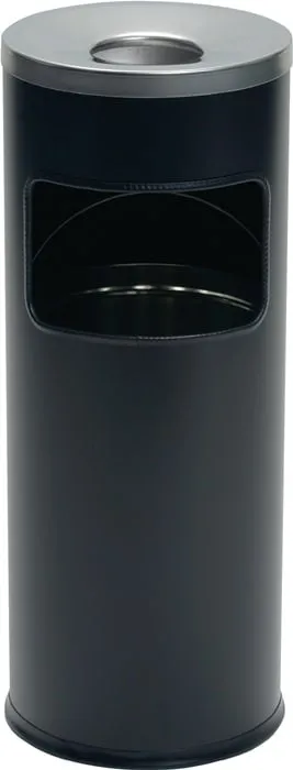 Kombiascher Ø250xH630mm schwarz Stahlbl.DURABLE