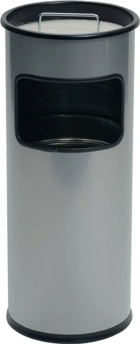 Kombiascher Ø260xH620mm silber Stahlbl.DURABLE