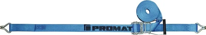 Zurrgurt DIN EN 12195-2 L.10m B.50mm m.Ratsche+Spitzh.LC U 4000 daN PROMAT