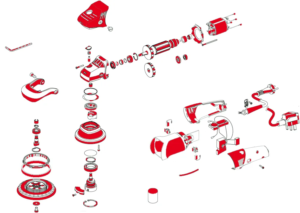 FLEX Ritzel Sonnen- z=19 -Ersatzteil- 454281