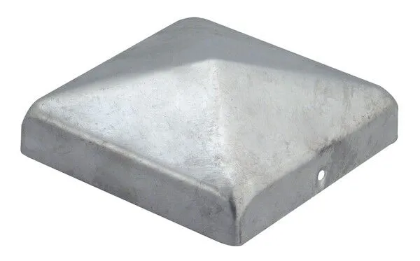 Alberts Pfostenkappe, für Holzpfosten, flach, feuerverzinkt, LxB 100x100 mm