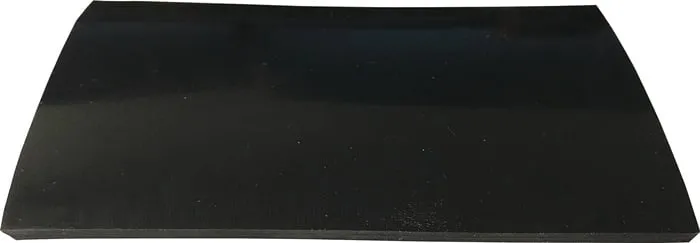 Gummiplatte B.1,4m L.10m D.3mm schwarz EPDM/SBR m.Gewebeeinlage