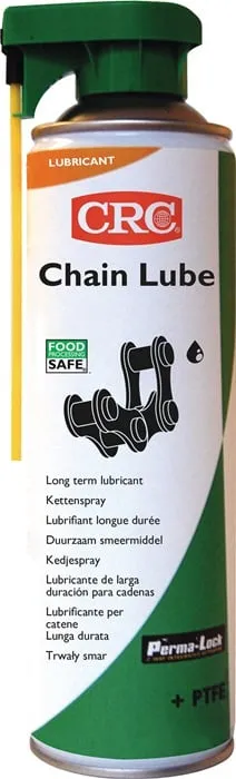 Kettenspray CHAIN LUBE bräunlich NSF H1 500 ml Spraydose CRC VE: 12St.