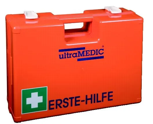 Erste-Hilfe-Koffer ultraBOX "SUPER", mit Füllung DIN 13157, orange