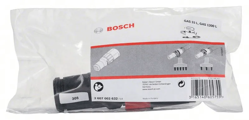 BOSCH Adapter für interne Absaugung für GAS 15 L 2607002632