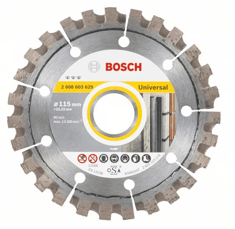 BOSCH Diamanttrennscheibe Best for Universal 115 x 22,23 x 2,2 x 12 mm 2608603629