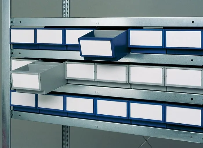 Etikett weiß f.Regalkästen B.160mm 25St./Btl.LA-KA-PE