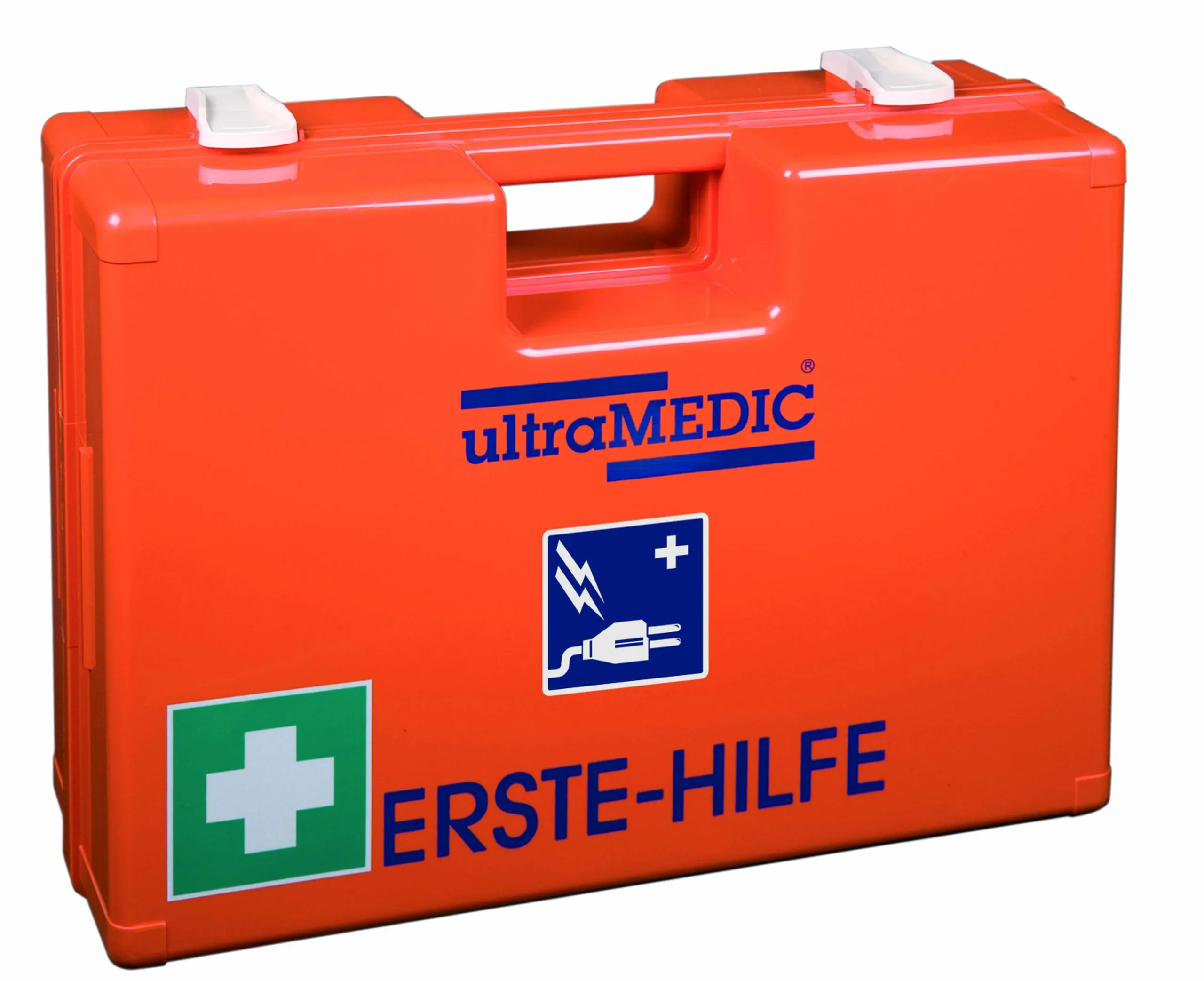 Erste-Hilfe-Koffer ultraBOX "ELEKTROBRANCHE", mit Spezialfüllung, orange