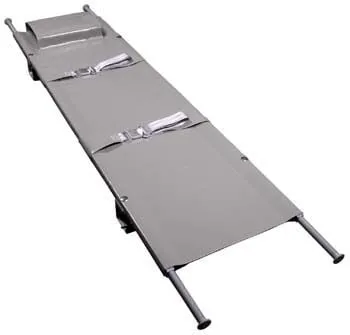 Krankentrage ultraSTRETCHER "0350", 4 Gleitfüße, sani-grau