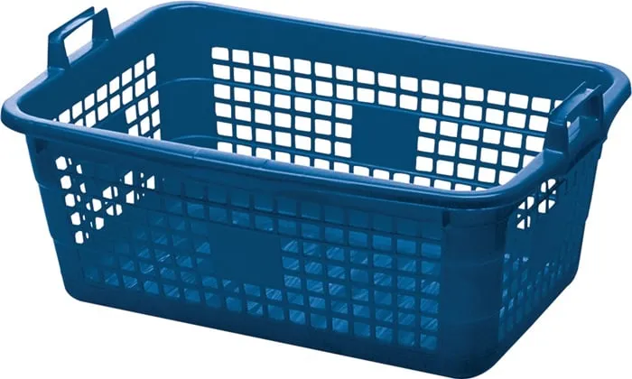 Korb L800xB535xH300mm 85 lPE blau LOCKWEILER