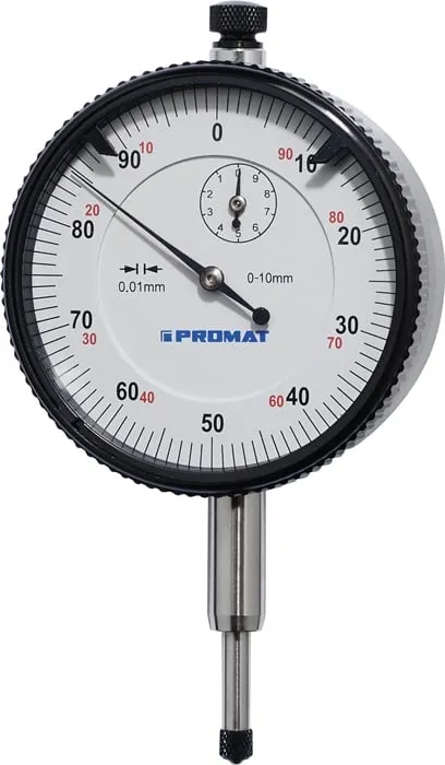 Messuhr DIN878 10mm Abl.0,01mm PROMAT