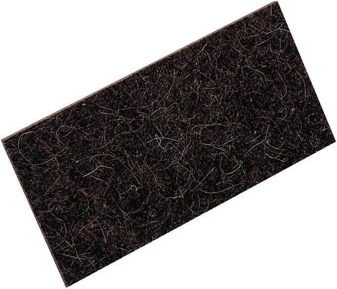 Hartfilzauflage L280xB140xS10mm schwarz KRONEN-HANSA