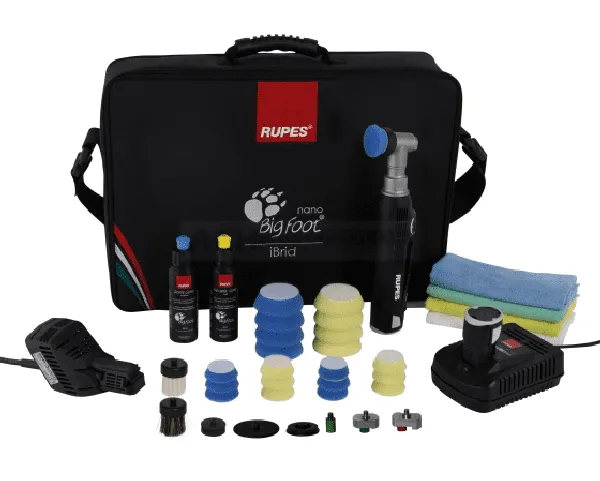 RUPES Ibrid Nano Poliermaschine HR81M/DLX Kit Kurzhals