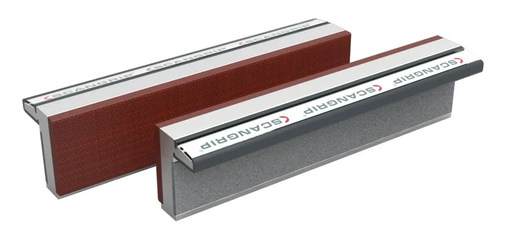 SCANGRIP MAGNEFIX F Schutzbacken aus gehärtetem Aluminium mit Fiberauflage 100mm - 06.2100