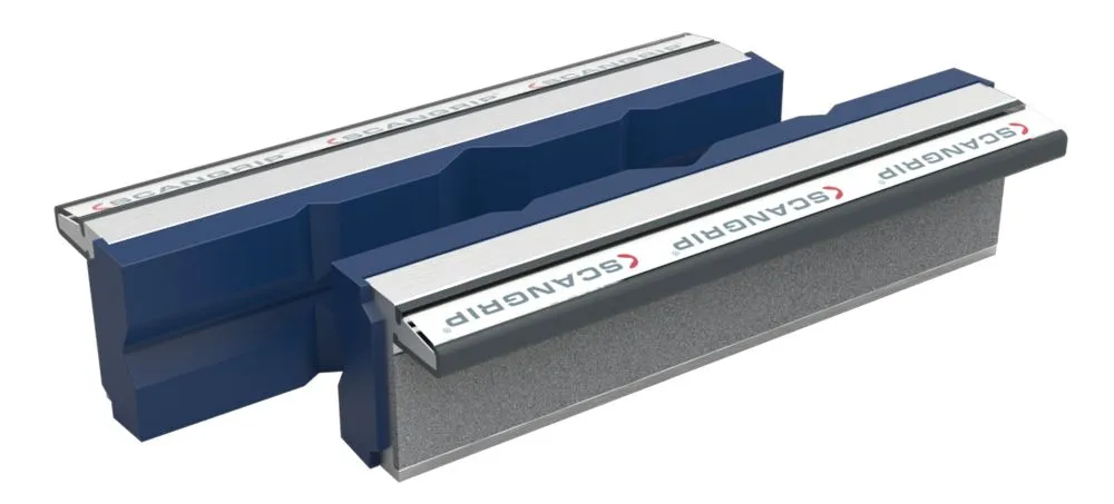 SCANGRIP MAGNEFIX PUP Schutzbacken aus Polyurethan mit Prismen 100mm - 06.5100