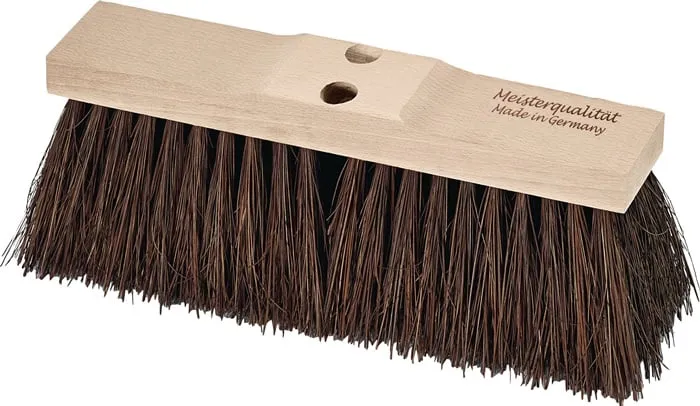 Straßenbesen Piassava L.400mm m.2 Stiellöchern Sattelholz