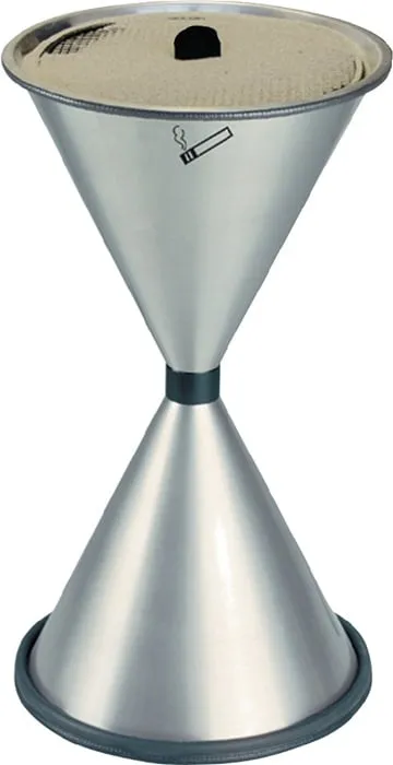 Standascher D405xH770mm neusilber Stahlbl.TKG