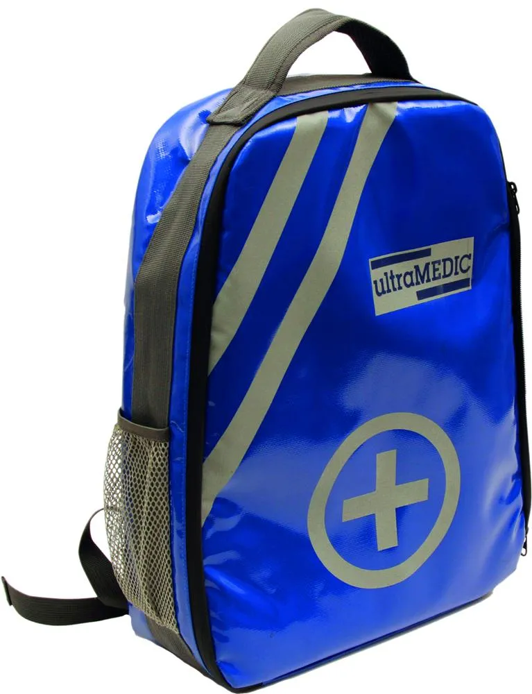 Erste-Hilfe-Rucksack ultra RUCKSACK OUTDOOR blau aus ultraPLAN, mit Füllung DIN 13160