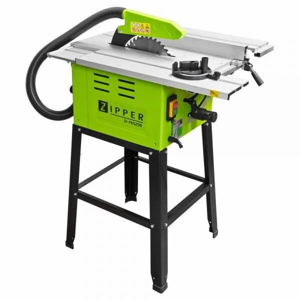 ZIPPER Formatkreissäge ZI-FKS250 inkl. ausziehbarer Tischverbreiterung Sägeblatt 250mm