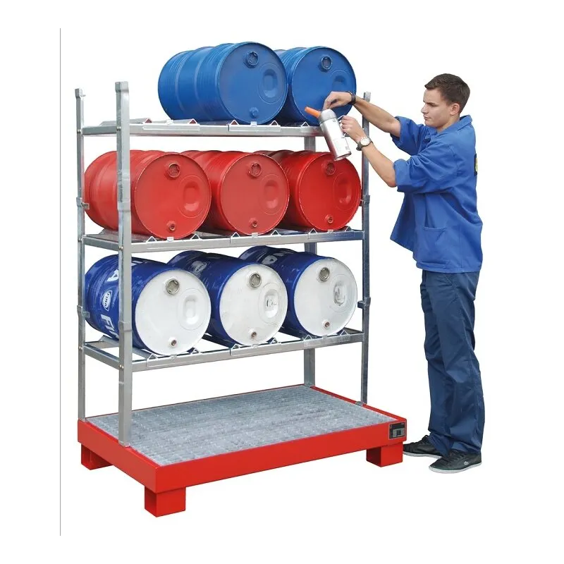 Abfüllstation für 9x 60 Liter Fässer