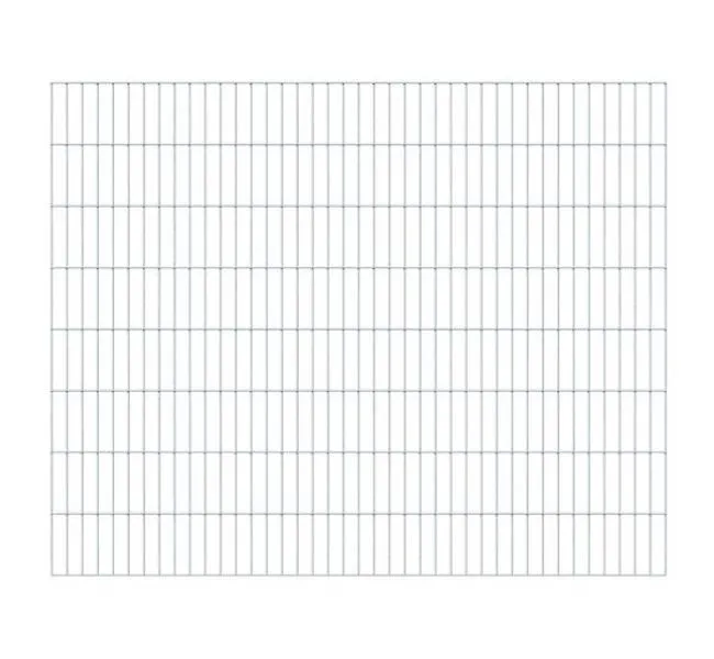 Alberts Doppelstab Gittermatte feuerverzinkt 2000x1600mm Masche 50x200mm (Inhalt: 2 Meter - 49.38 € / 1 Meter)