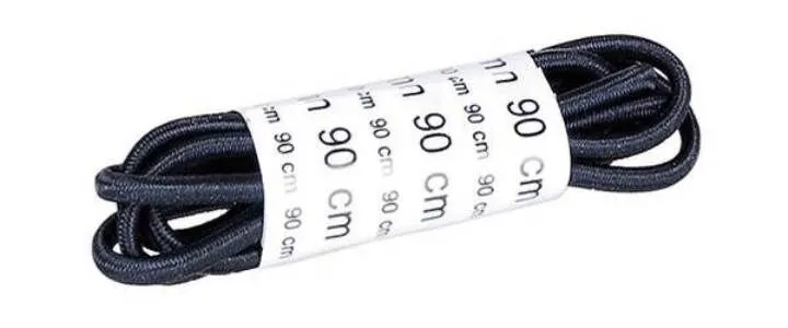 Alberts Elastische Schnürsenkel Nylon schwarz Länge 900mm (Inhalt: 2 Stück - 1.15 € / 1 Stück)