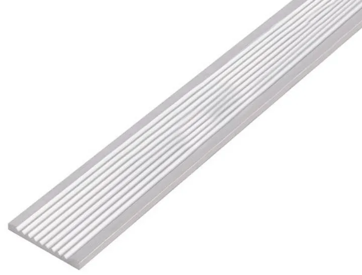 Alberts Flachleiste geriffelt Alu natur 1000 x 40 x 3 mm