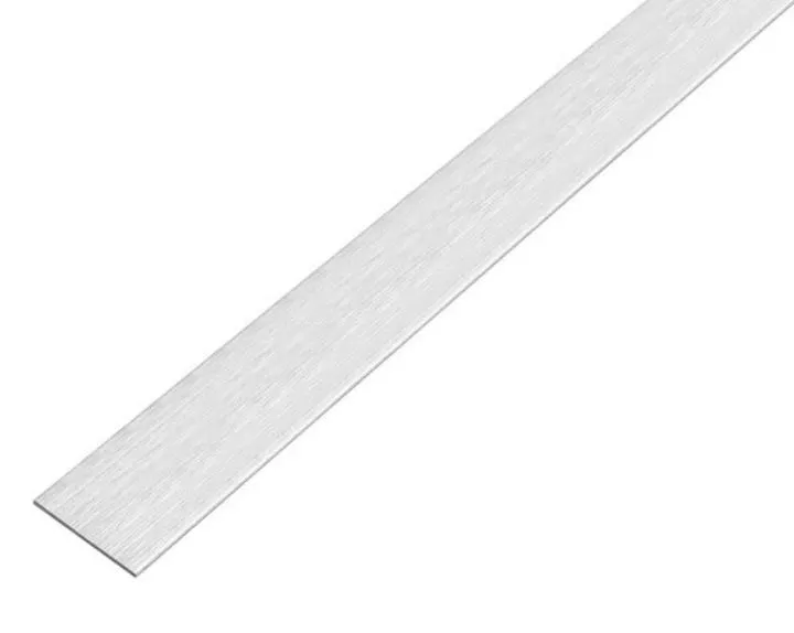 Alberts Flachstange selbstklebend Alu edelstahldesign hell 2000 x 15 x 2 mm (Inhalt: 2 Meter - 7.62 € / 1 Meter)