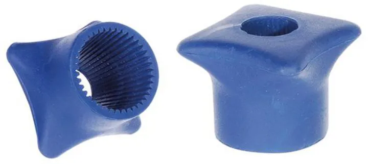 Alberts Flaschenöffner Weichgummi blau