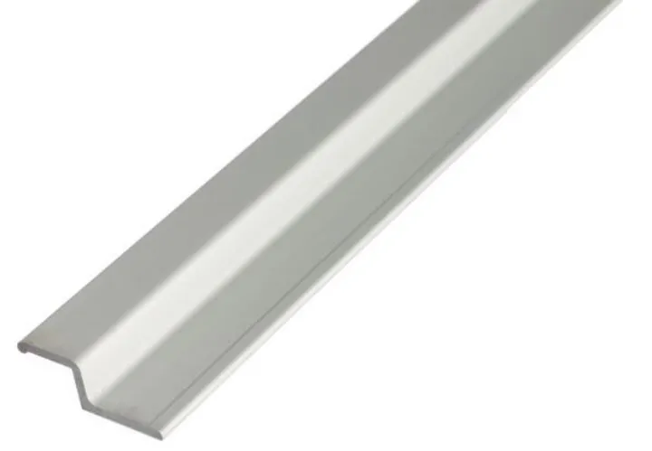 Alberts Griffprofil abgewinkelt Alu silber eloxiert 2000 x 40 x 13 x 2 mm (Inhalt: 2 Meter - 26.1 € / 1 Meter)