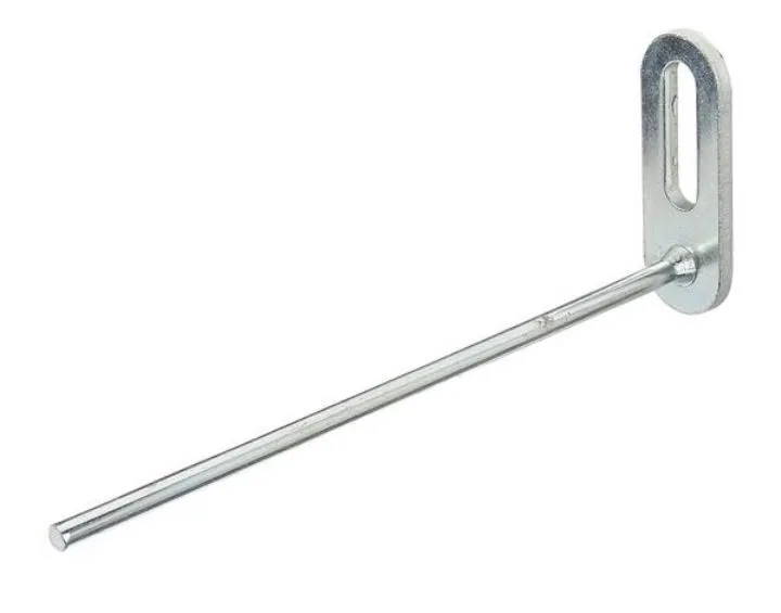 Alberts Lochplattenhaken Durchmesser 4 mm 120 mm lang