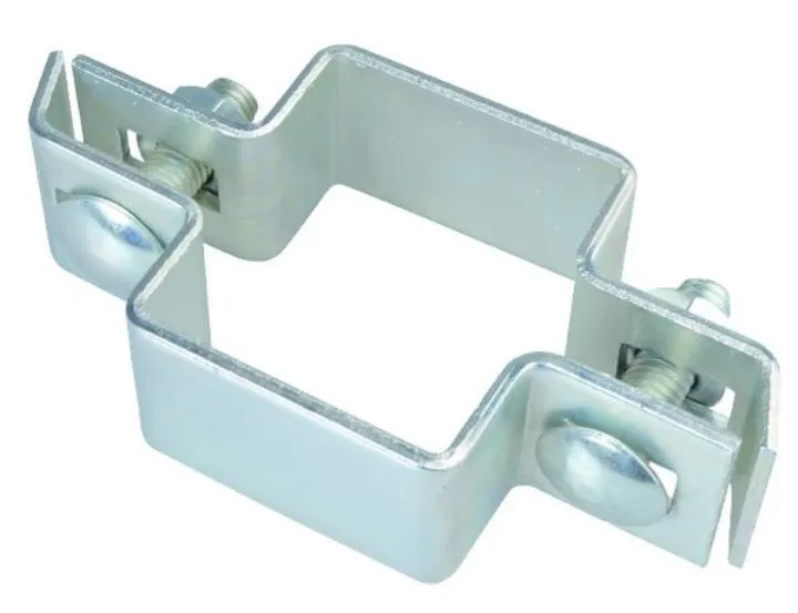 Alberts Mittelschelle für Vierkantpfosten feuerverzinkt für Pfosten 40x40 mm