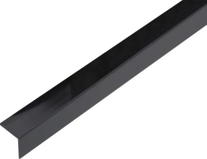 Alberts Winkelprofil selbstklebend PVC schwarz glänzend 2600 x 20 x 20 x 1,5 mm (Inhalt: 2.6 Meter - 4.4 € / 1 Meter)